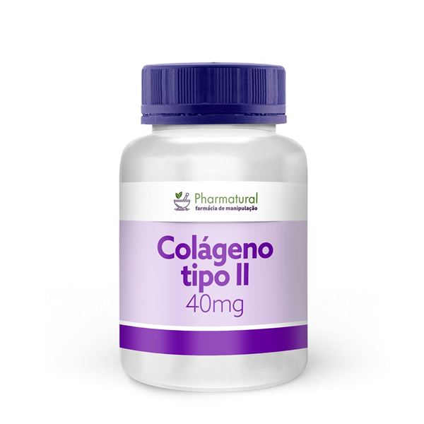 Colágeno tipo II 40mg em Cápsulas